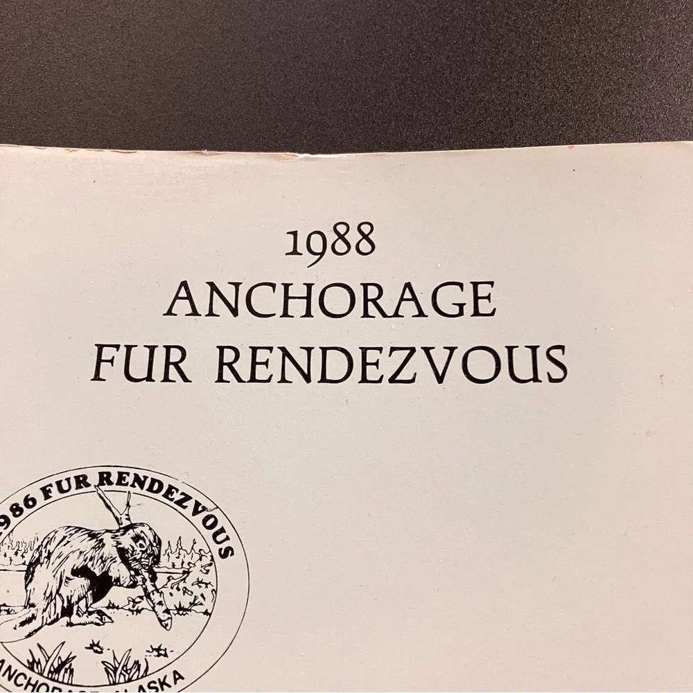 Alaska Community Cookbook 1988 Anchorage Fur Rendezvous Vintage Spiral Bound
